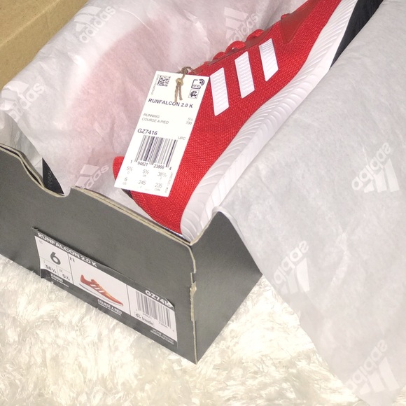 ADIDAS RunFalcon 2.0 Sneakers KIDS SIZE US6/ Women's Size US7.5 - Picture 6 of 7